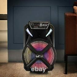 BeFree Sound 15 Inch Bluetooth Portable Rechargeable Party Speaker