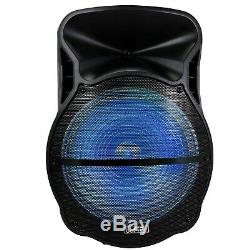 BeFree Sound 18 Inch Bluetooth Portable Rechargeable Party Speaker with Sound