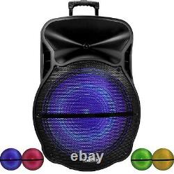 BeFree Sound 18-Inch Bluetooth Portable Rechargeable Party Speaker2290