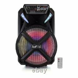 BeFree Sound 800W 15 Bluetooth Portable Rechargeable DJ Party Speaker BFS-2115