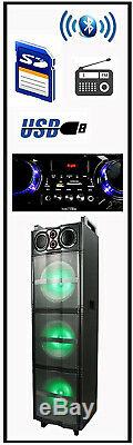 BeFree Sound BFS-6700 PA Speaker with 3 10 Subwoofers, Bluetooth & Party Lights