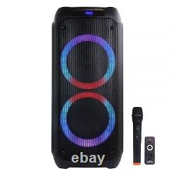 BeFree Sound BFS-8850 Dual 8 Inch Bluetooth Wireless Portable Party Speaker