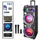 Befree Sound Dual 10 In Subwoofer Portable Party Speaker Remote Control Mic New