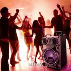 BeFree Sound Rechargeable 12 Inch Bluetooth Portable Party Speaker with Party