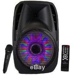 Befree Sound 15 5000w Bluetooth Tailgate Pa Dj Party Speaker Lights Remote MIC