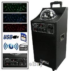 Befree Sound 800w Bluetooth Projection Party Light Dj Pa Speaker Usb/sd Remote