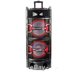 Befree Sound BFS-12T Dual 12 Inch Subwoofer Bluetooth Portable Party Speaker