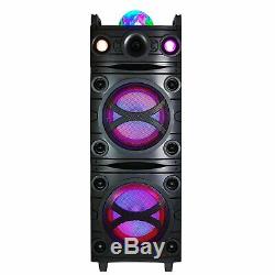Befree Sound Dual 10 Inch Subwoofer Bluetooth Portable Party Speaker with Sou