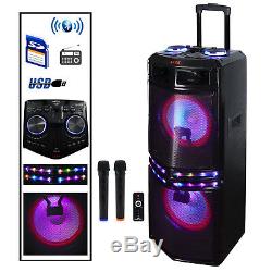 Befree Sound Dual 10 Inch Subwoofer Bluetooth Portable Party Speaker with Sound