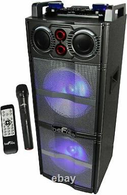 Befree Sound Dual 10 Inch Subwoofer Bluetooth Portable Party Speaker with Sound