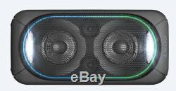 Big Portable Sony Gtk-xb60 Bluetooth Party Speakers W Lights & Strobes Black