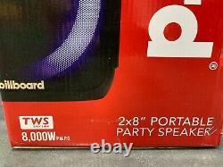 Billboard 2 x 8 Rechargeable, Portable Party Speaker FREE SHIPPING