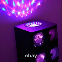Bluetooth Loud Party Speaker With 6 Speakers 4900 Watt Power LED Disco Lights