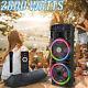 Bluetooth Party Speaker Dual 12 Subwoofer Heavy Bass Sound System With Mic Tws Fm