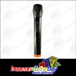 Bluetooth Party Speaker & Wireless Microphone 150w 8 Portable Dj Pa Fm Rec Led