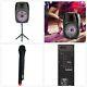 Bluetooth Speaker Portable Party Pa Loudspeaker Wireless Microphone Stand 15