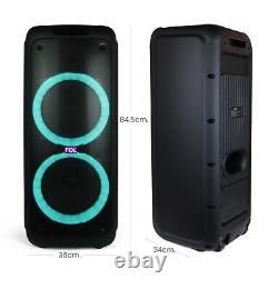 Bluetooth party speaker dual 10