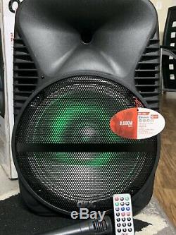 Bluetooth speaker portable QFX 8000 Watts P. M. P. O 12 Party Speaker Rechargeable