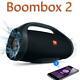Boombox 2 Bluetooth Speaker Hifi Ipx7 Waterproof Party Portable Wireless Black