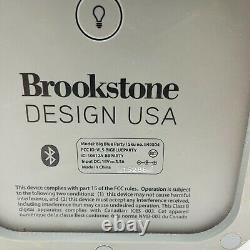 Brookstone Big Blue Party Indoor-Outdoor Bluetooth Speaker Only Works With Aux