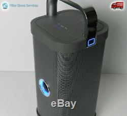 Brookstone Big Blue Party Indoor-Outdoor Bluetooth Waterproof Speaker New Power