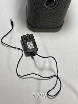 Brookstone Big Blue Party Speaker Working Charger Included Bluetooth READ