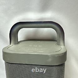 Brookstone Big Blue Party Speaker Working Charger Included Bluetooth READ