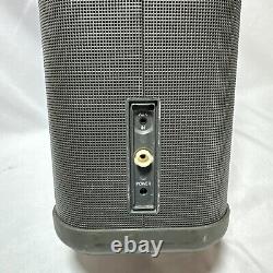 Brookstone Big Blue Party Speaker Working Charger Included Bluetooth READ