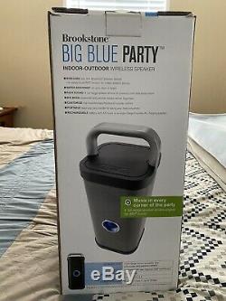 Brookstone big blue party Speaker Opened Box