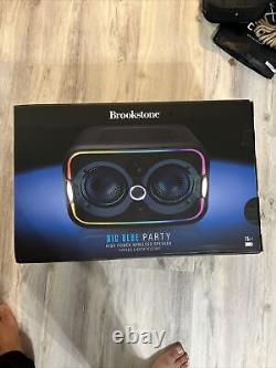 Brookstone big blue party speaker bluetooth Wireless 15H Bks800-2