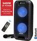 Dolphin 3400w Bluetooth Tailgate Rechargeable Party Speaker System + Wavesync