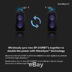 Dolphin 3400W Bluetooth Tailgate Rechargeable Party Speaker System + WaveSync