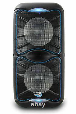 Dolphin 3600 Watt SP-212RBT Rechargeable Bluetooth Party Speaker System Dual 12