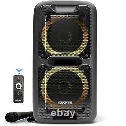 Dolphin PartyBox 3400W Bluetooth Tailgate Party Speaker System with Lights & TWS