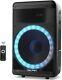 Dolphin Sp-1600rbt 15 Portable Party Speaker Withled Lights Microphone & Remote
