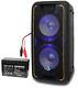 Dolphin Sp-210rbt Rechargeable Karaoke Party Speaker System With Extra Battery