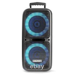 Dolphin SP-2120RBT Portable Rechargeable Bluetooth Party Speaker with LED Lights