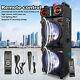 Dual 10 Disco Led Vertical Bt Party Speaker High Powered System Portable Remote