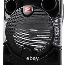 Dual 10? Subwoofer Tweeter Rechargable Bluetooth Speaker Party Speaker FM Karaok
