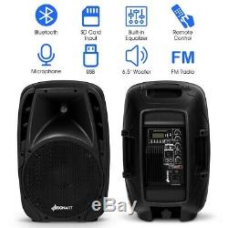 Dual Powered Bluetooth Mic Speaker Speakers Party Wedding 12 x 10.5 x 16.5 US