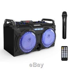 EARISE DT60-E Portable PA Speaker Bluetooth Party DJ Karaoke USB NFC FM AUX Mic