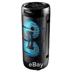 EMB 1000 Watts Rechargeable PARTY PA DJ Speaker with Light, MIC, USB, Bluetooth
