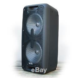 EMB DUAL 10 2000 Watts Portable Powered DJ Party PA Speaker with Bluetooth USB