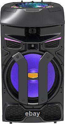 Edison Professional 15 Bluetooth Party Speaker System with Disco Light