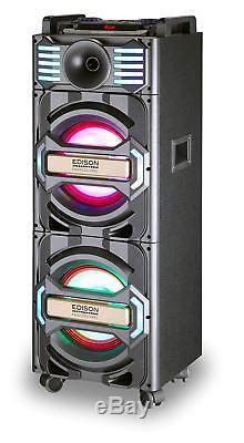 Edison Professional Party System 2000 Bluetooth Wireless Pa Speaker