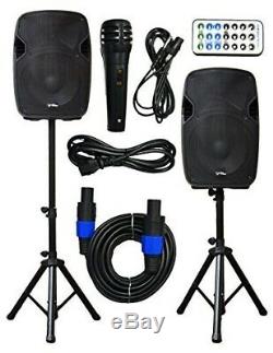 Eses Speakers Bluetooth Wired DJ System 2000W Party Songs Set Of 2 Built In USB