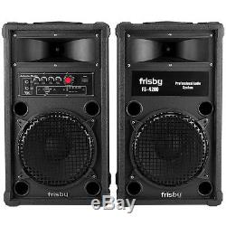 Frisby Amplified Speaker System Party Machine withBluetooth FM Radio USB SD Remote
