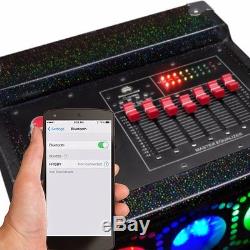 Frisby FS-4080ST Amplified Karaoke Speaker System with Bluetooth & DJ Party Lights