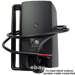 Garden Party BBQ Outdoor Speaker Kit Wireless Mini Stereo Amp & 4 Black Speakers