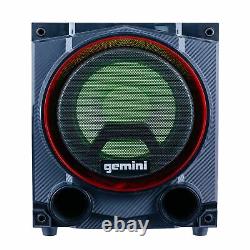 Gemini Audio Wireless LED Bluetooth Party Home Theatre Stereo System Speaker